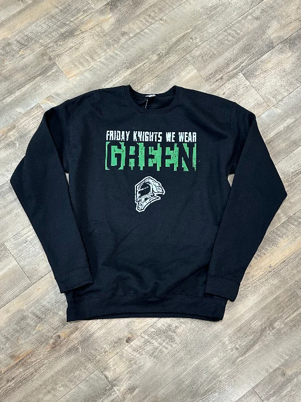 Friday Knights We Wear Green Crewneck