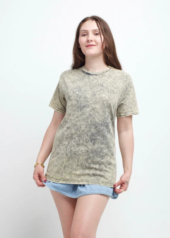 Green / Yellow Mineral Wash T-Shirt