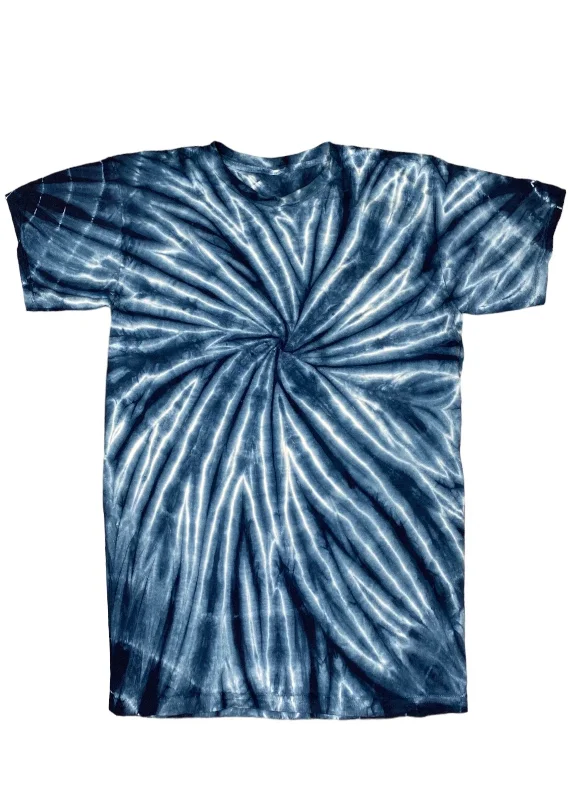 Navy Spiral Tie Dye T-Shirt