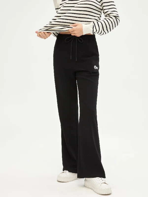 Stretch Acetate Flared Pants