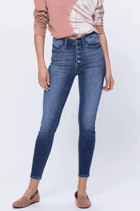 Judy Blue So Fly Skinny Jeans In Medium Wash