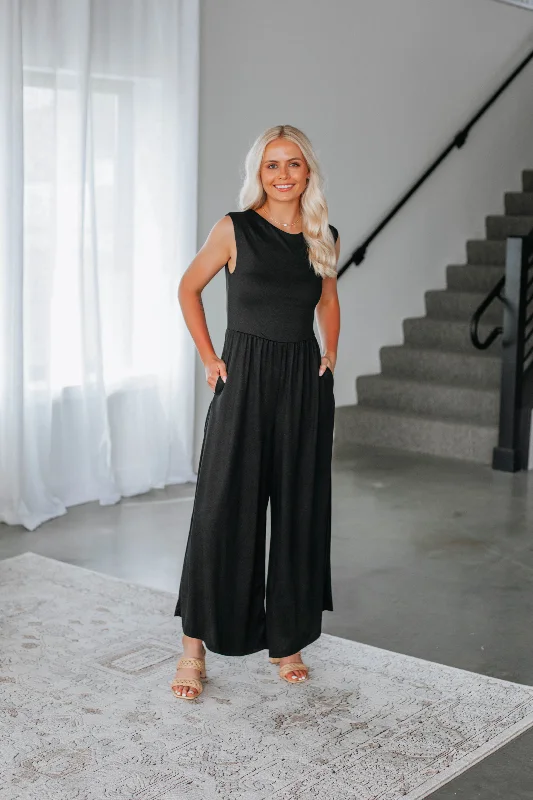 Halayna Jumpsuit - Black