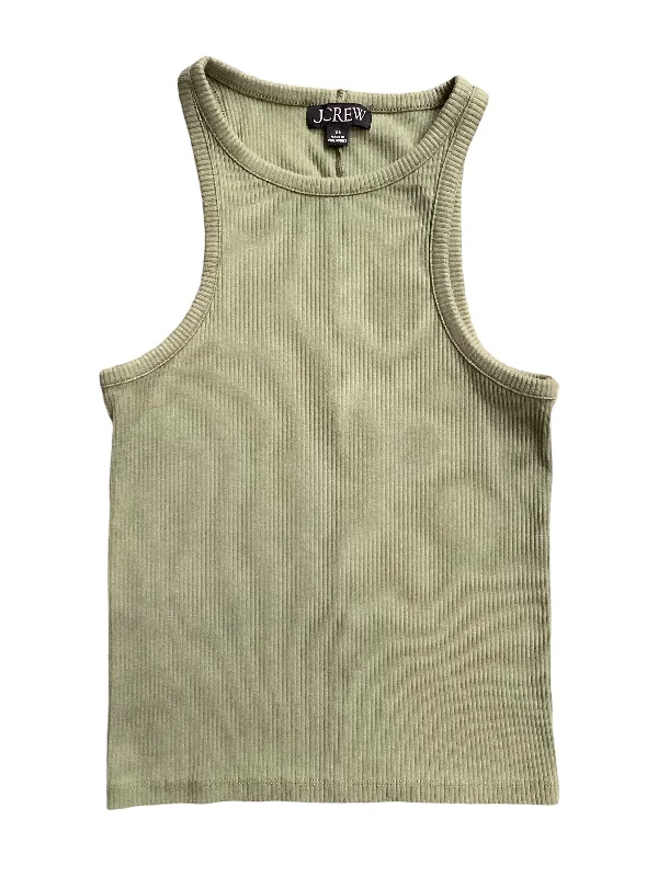 Top Sleeveless Basic By J. Crew In Green, Size: Xs