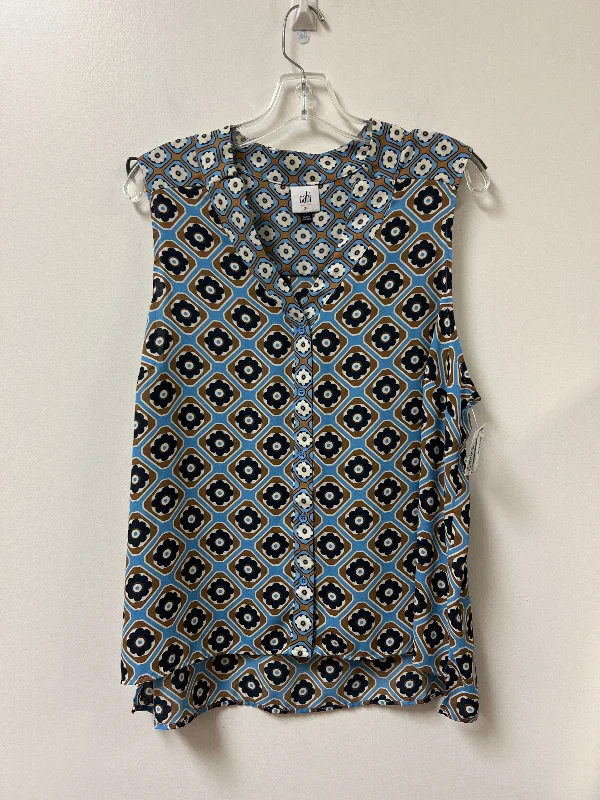 Top Sleeveless By Cabi In Blue, Size: Xl