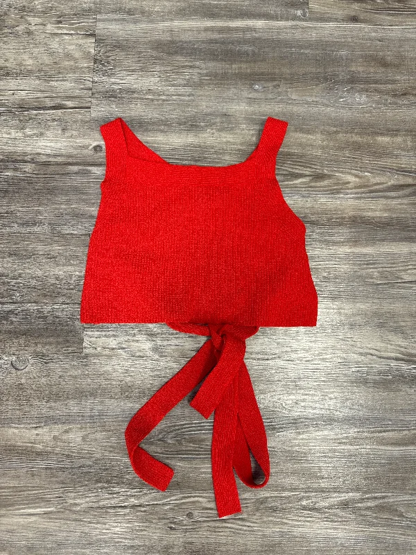 Top Sleeveless By Wilfred In Red, Size: M