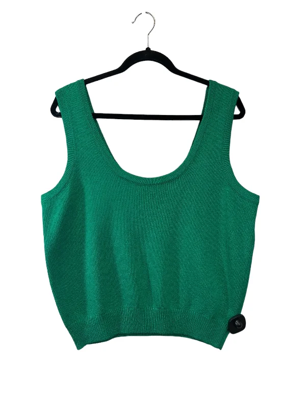 Top Sleeveless Designer By St John Collection  Size: L