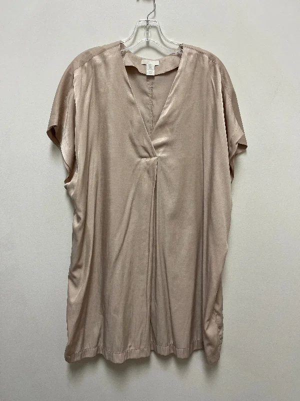 Dress Casual Short By H&m In Cream, Size: M