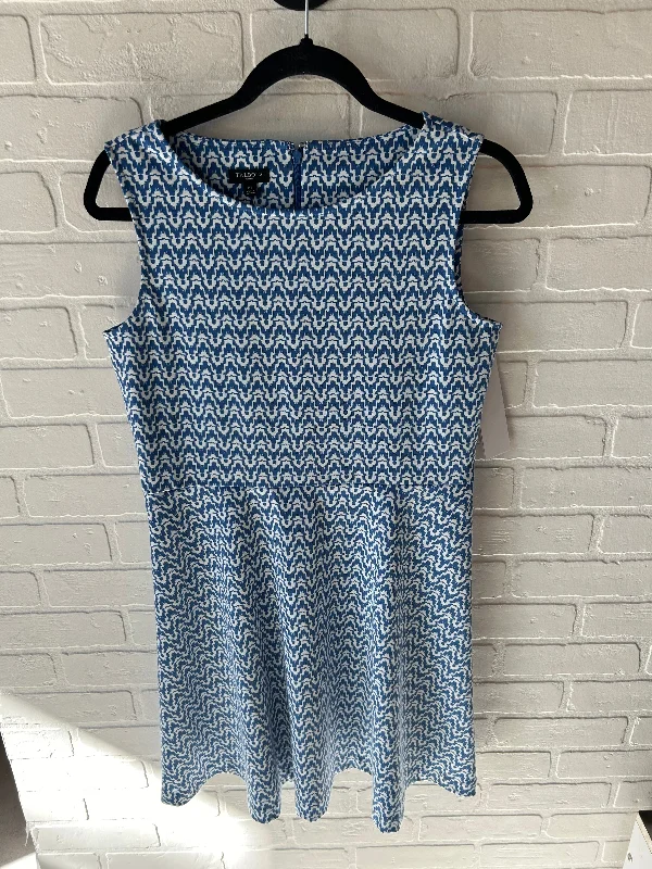 Dress Casual Short By Talbots In Blue & White, Size: Mp