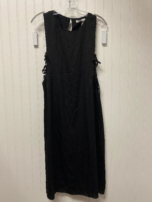 Black Dress Casual Midi Bcbg, Size Xs