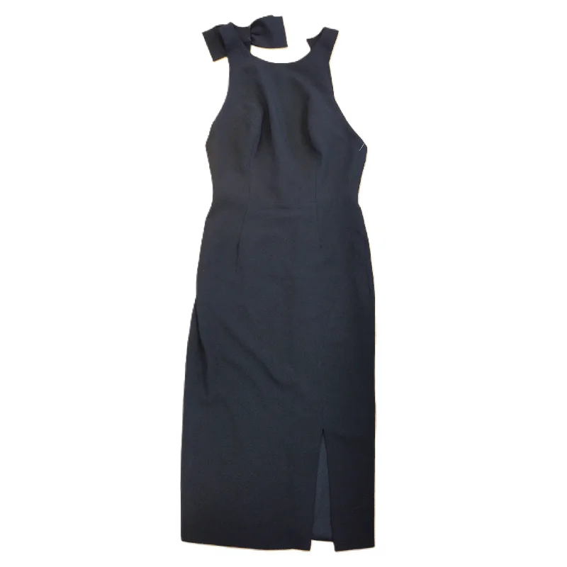 Black Dress Party Midi By Dress The Population, Size: S