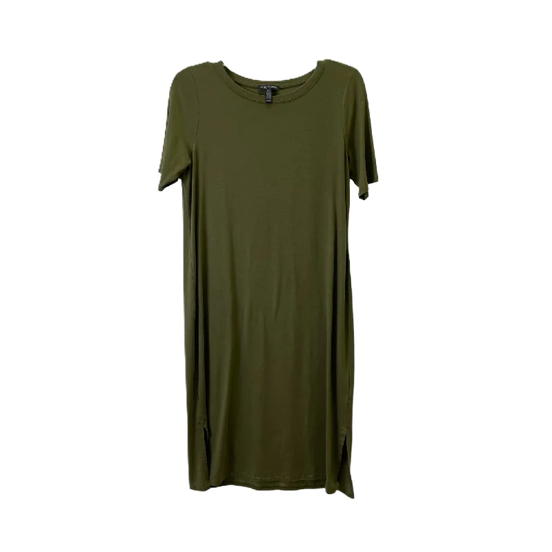 Green Dress Casual Midi By Eileen Fisher, Size: Petite  M