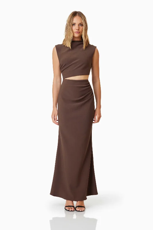 Elliatt Nola Gown - Brown