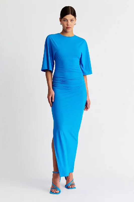 Suboo Ivy Cap Sleeve Maxi - Azure