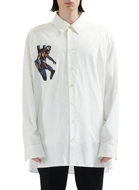 Eva Ayanami Embroidery Shirt