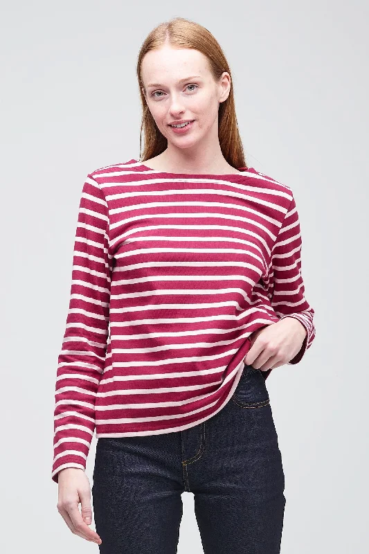 Women's Breton - Burgundy/Ecru